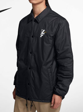 Nike/耐克正品当季新款男子休闲运动教练SB薄棉外套夹克CD8810