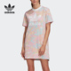 阿迪达斯正品 连衣裙 三叶草TEE 女子运动短袖 GL6134 DRESS Adidas