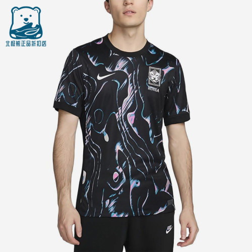 Nike/耐克正品Stadium Away男士圆领满印足球套头球衣FJ4281-010
