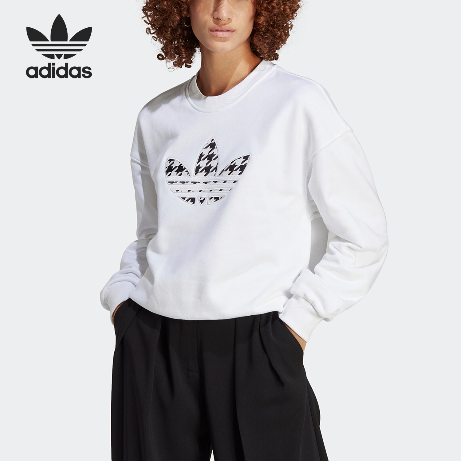 Adidas/阿迪达斯圆领套头卫衣