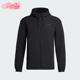 阿迪达斯正品 Adidas JAC男士 运动连帽保暖加绒外套KU9917