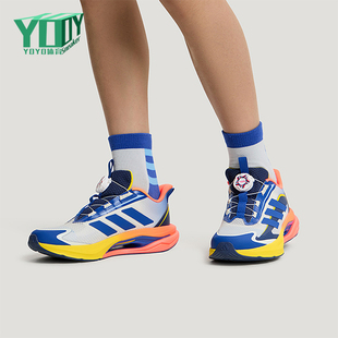 Adidas/阿迪达斯正品LIGHTDART HABU儿童轻便网面跑步鞋KH5656
