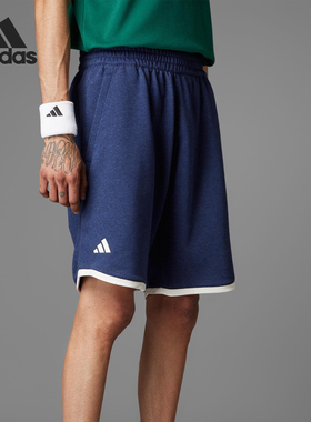 Adidas/阿迪达斯正品2025夏季款男士训练宽松网球短裤JC9293