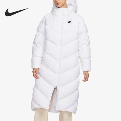 Nike/耐克正品冬季女士防风保暖连帽运动羽绒服FD8213-100