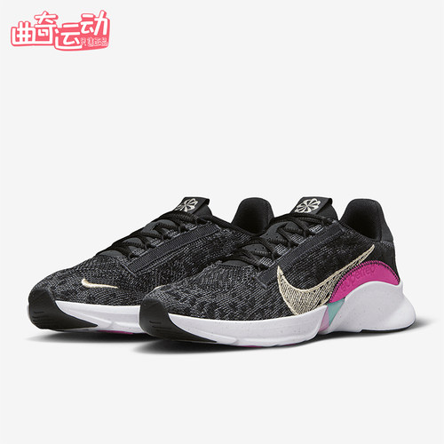 Nike/耐克正品SuperRep Go 3女士运动低帮缓震训练鞋FB7156-001