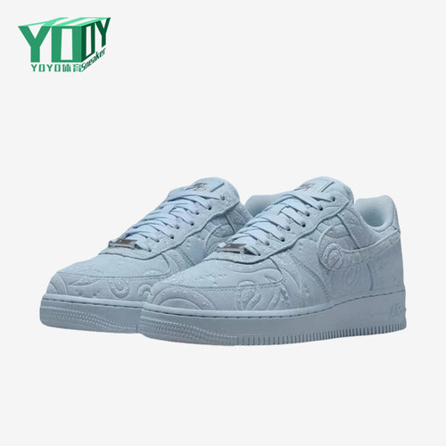 Nike/耐克正品AirForce1空新款浅蓝色街头经典休闲板鞋IO1259-400