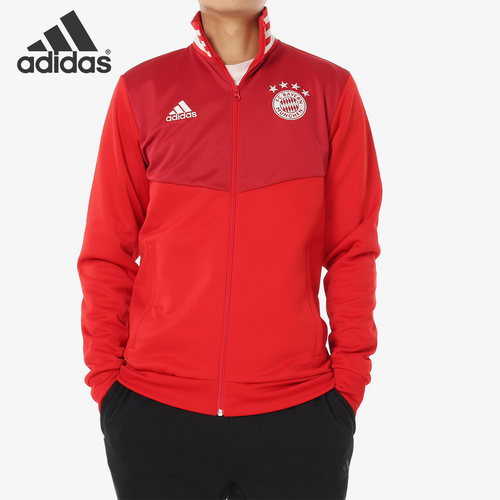 Adidas/阿迪达斯正品FCB 3S TRK TOP男足球拜仁慕尼黑茄克 CW7335