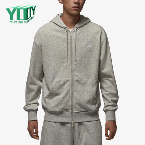 Nike/耐克正品JORDAN男士连帽运动针织刺绣休闲外套FV7292-050