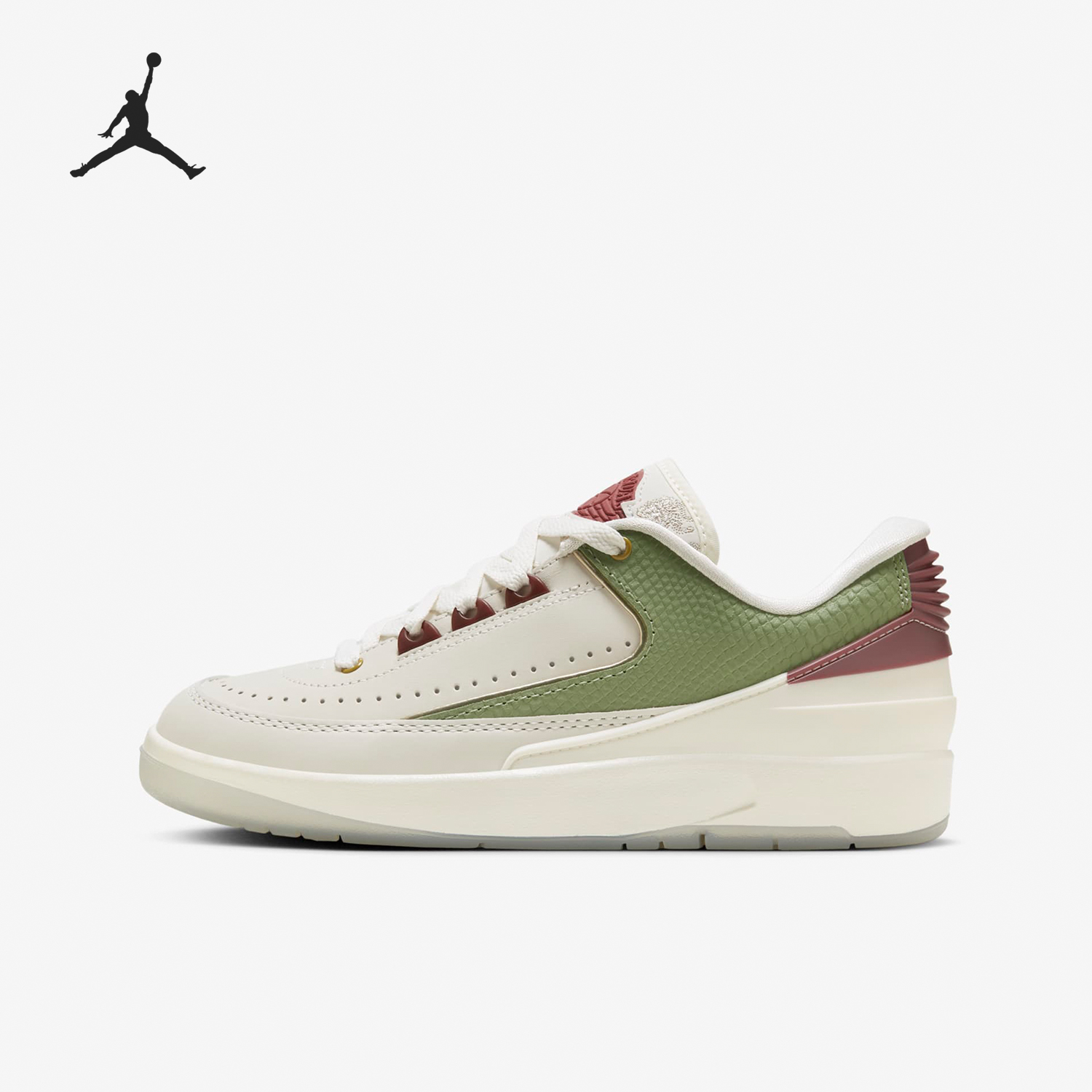Nike/耐克正品Air Jordan 2 Low GS女子大童篮球鞋FJ6871-100