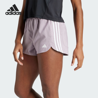 Adidas/阿迪达斯正品PACER WVN HIGH 女士运动健身短裤IS2170