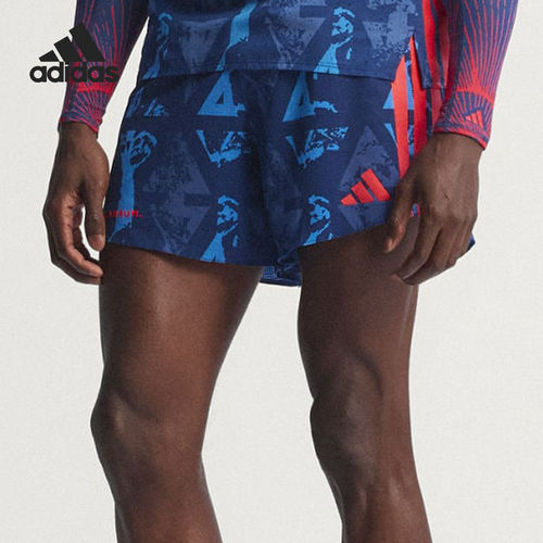 Adidas阿迪达斯正品Adizero Labrum男跑步内置衬里透气短裤KE6750
