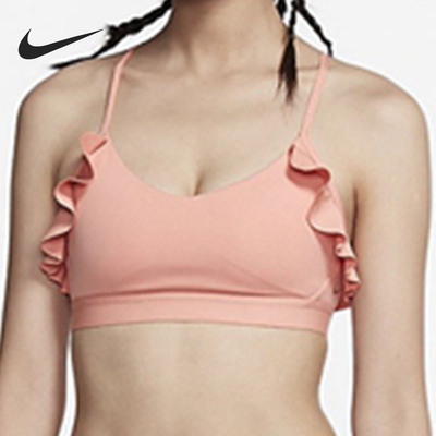 Nike/耐克正品女子低强度支撑瑜伽跑步训练健身运动内衣 BV3585