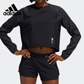 女子春秋运动休闲圆领卫衣套头衫 Adidas 阿迪达斯官方正品 DZ7220