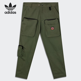 Adidas/阿迪达斯正品三叶草男子工装风时尚休闲运动长裤 GV0917