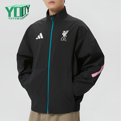 Adidas/阿迪达斯正品LFC ANTH JKT男士经典拉链运动外套JZ0138