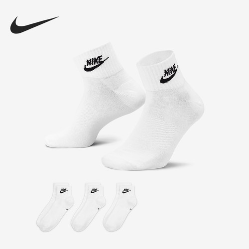 Nike/耐克正品夏季款男女针织薄款运动袜三双装DX5074-101