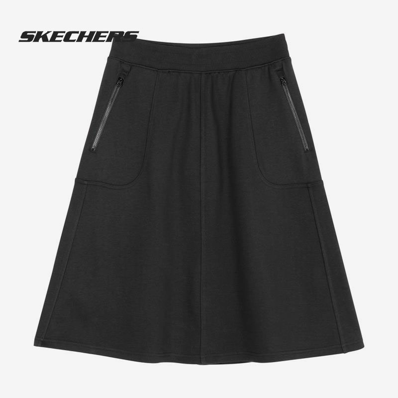 Skechers/斯凯奇正品新款女子时尚休闲舒适半身裙 L121W013