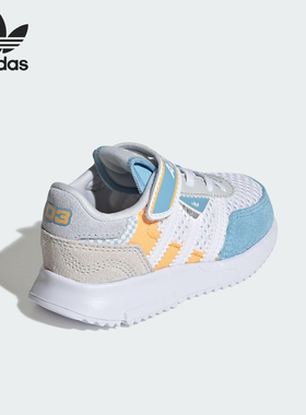 Adidas/阿迪达斯正品三叶草婴童魔术贴日常耐磨运动鞋JS2479