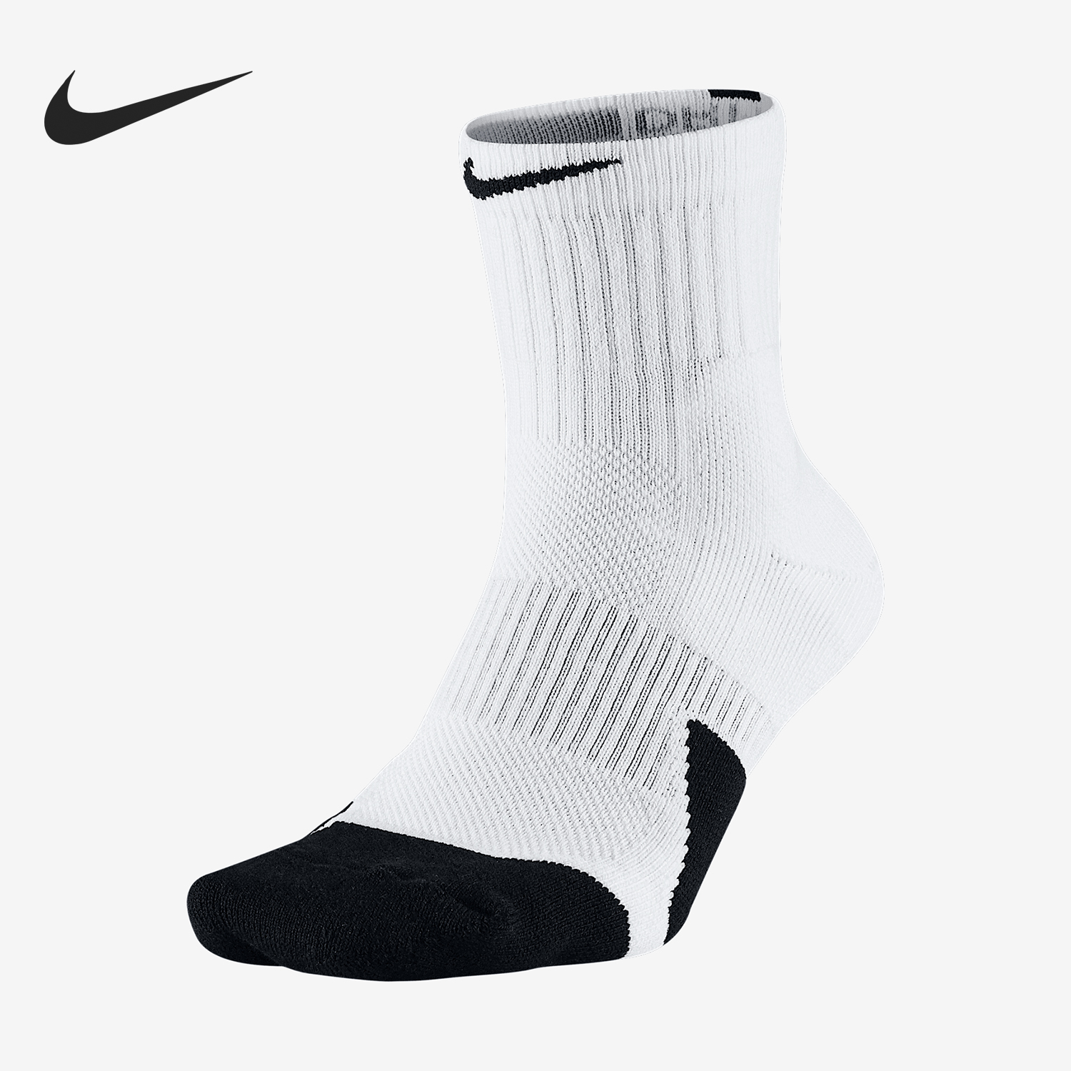 Nike/耐克正品休闲男女同款经典柔软运动袜一双装SX5594-100