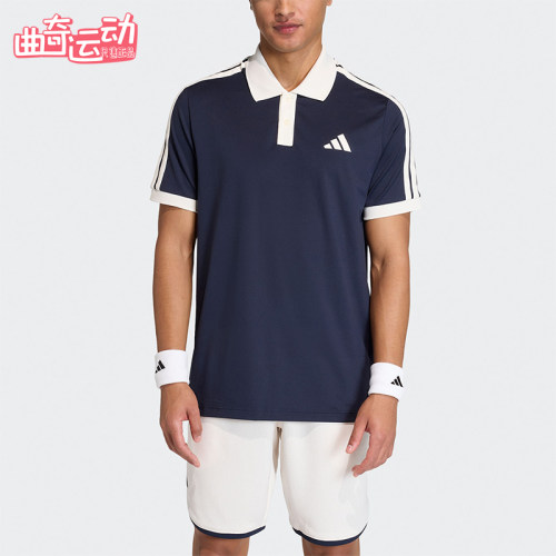 Adidas/阿迪达斯正品夏季男士透气网球针织运动短袖POLO衫KA5899