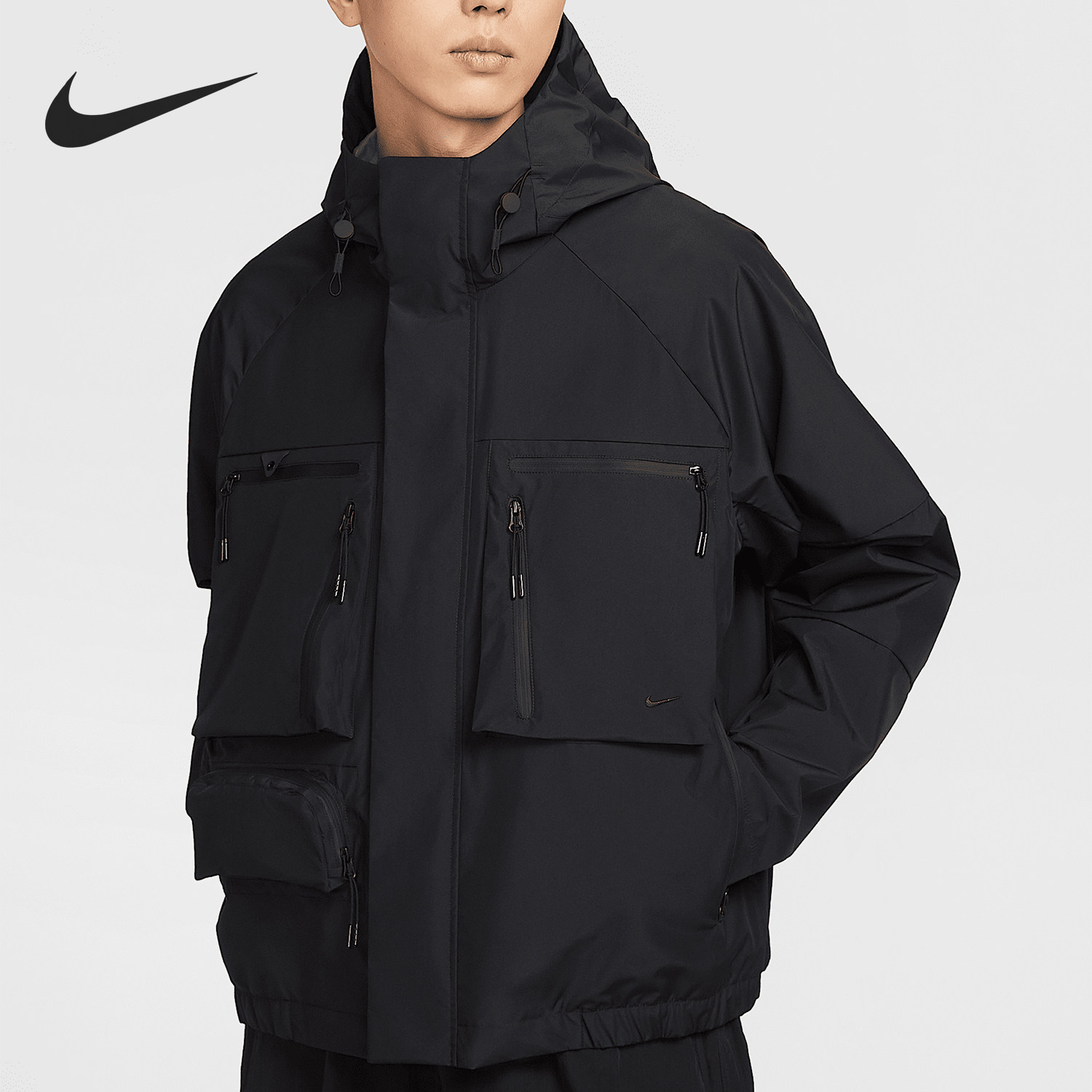 Nike/耐克正品2025男士连帽宽松户外徒步运动外套HJ2945-010