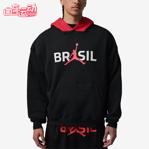 Nike/耐克正品Jordan男士加绒套头连帽长袖卫衣IF3899-010