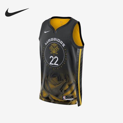 Nike/耐克正品DRI-FIT NBA男子金州勇士队无袖球衣DO9593-013