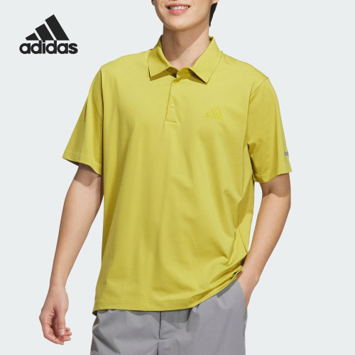 Adidas/阿迪达斯正品2025 SHIRT男士翻领宽松Polo衫JL6045