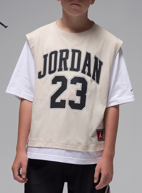 Nike/耐克正品JORDAN大童时尚户外耐穿运动短袖IQ5330-104