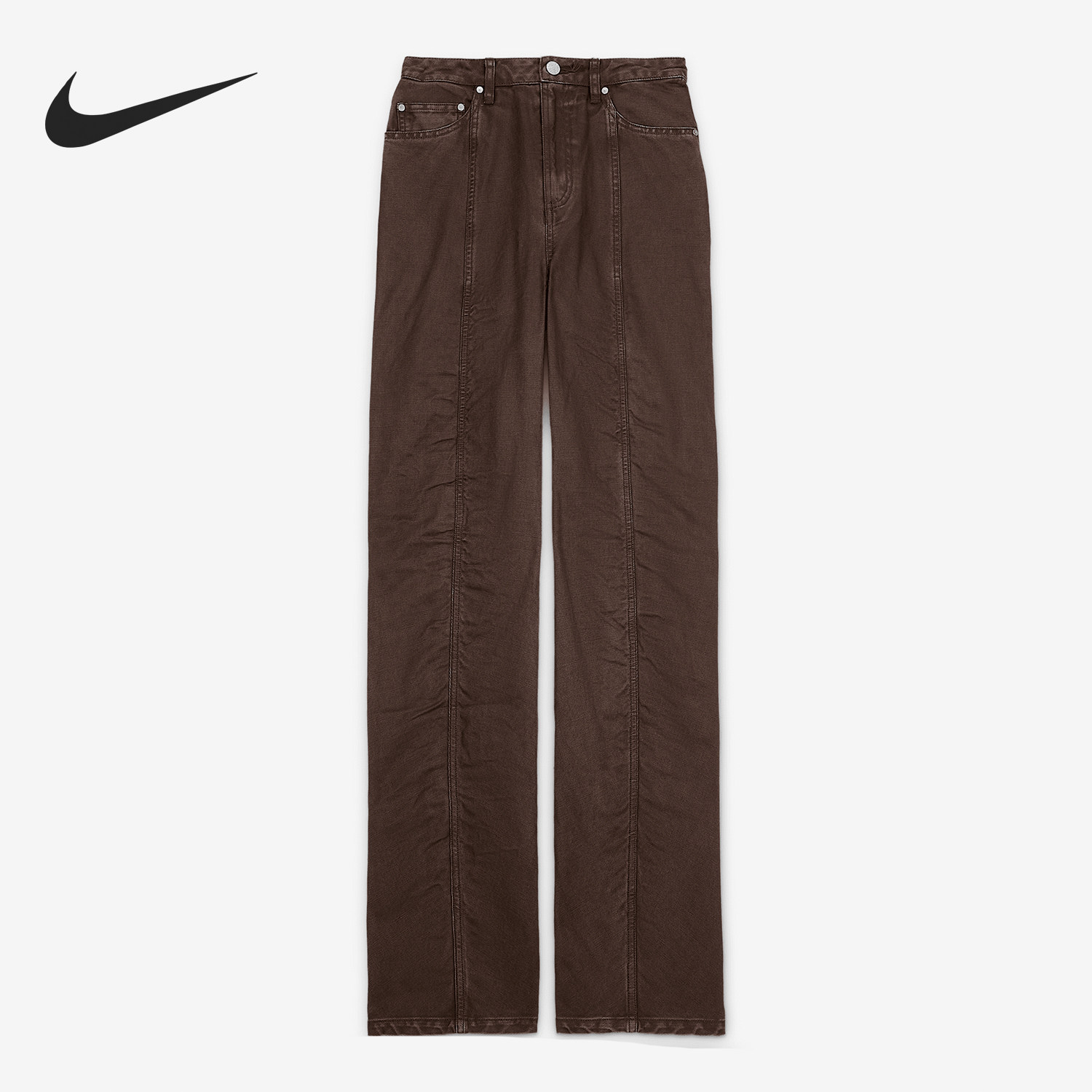 Nike/耐克正品2024新款女士时尚简约直筒运动长裤FD9122-237