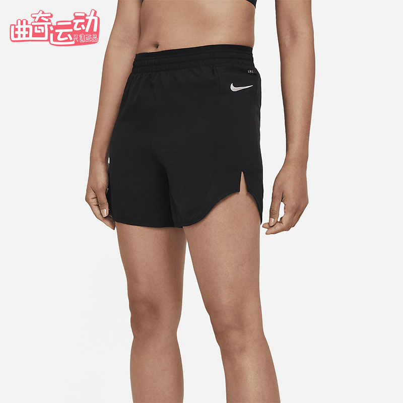 Nike/耐克正品2025秋季款女士松紧腰经典运动透气短裤CZ9577-010