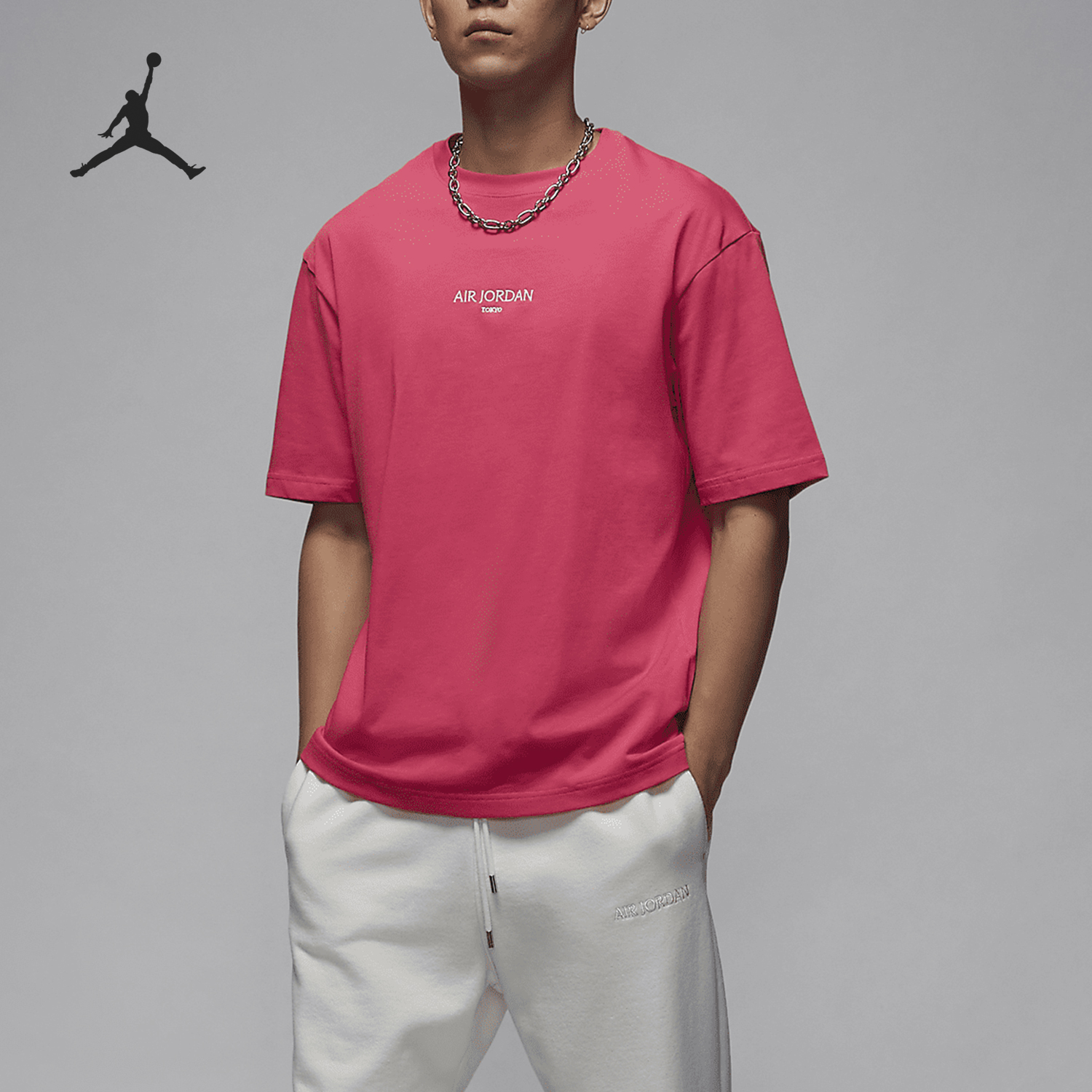Nike/耐克正品Air Jordan Tokyo 男士时尚短袖T恤HJ7344-629