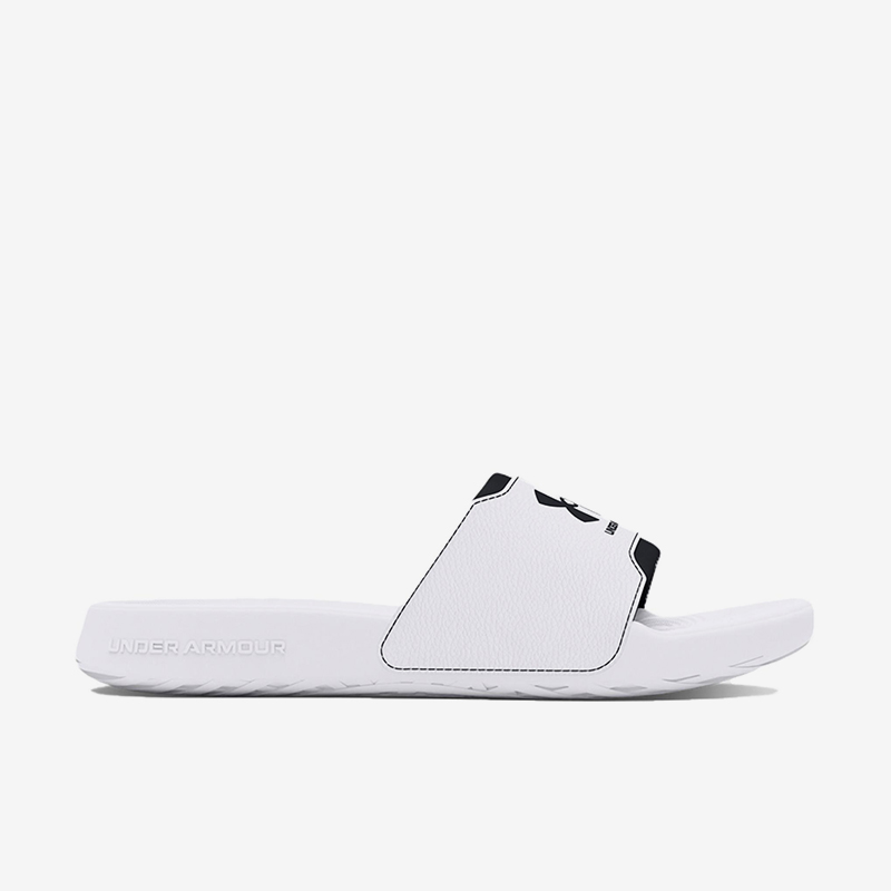 UA/安德玛正品2025新款男子防滑耐磨透气运动一字拖鞋3027219-100