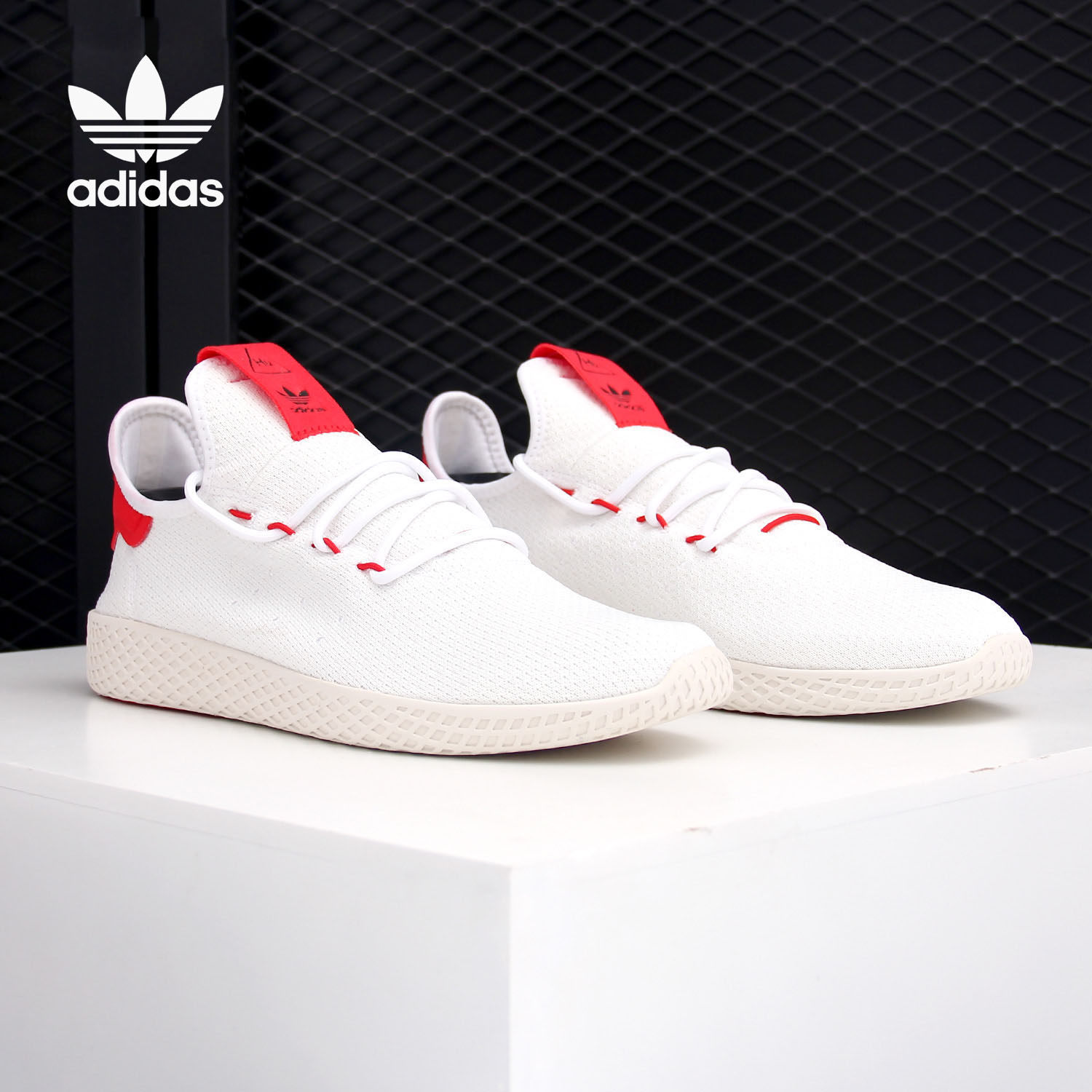 Adidas/阿迪达斯正品 PW TENNIS HU 三叶草男子休闲鞋 BD7530,运动鞋new,运动休闲鞋,淘宝优惠券,粉丝福利购,淘宝优惠卷
