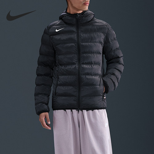 Nike/耐克正品Total90新款男黑米白色休闲夹克外套HV3508-010