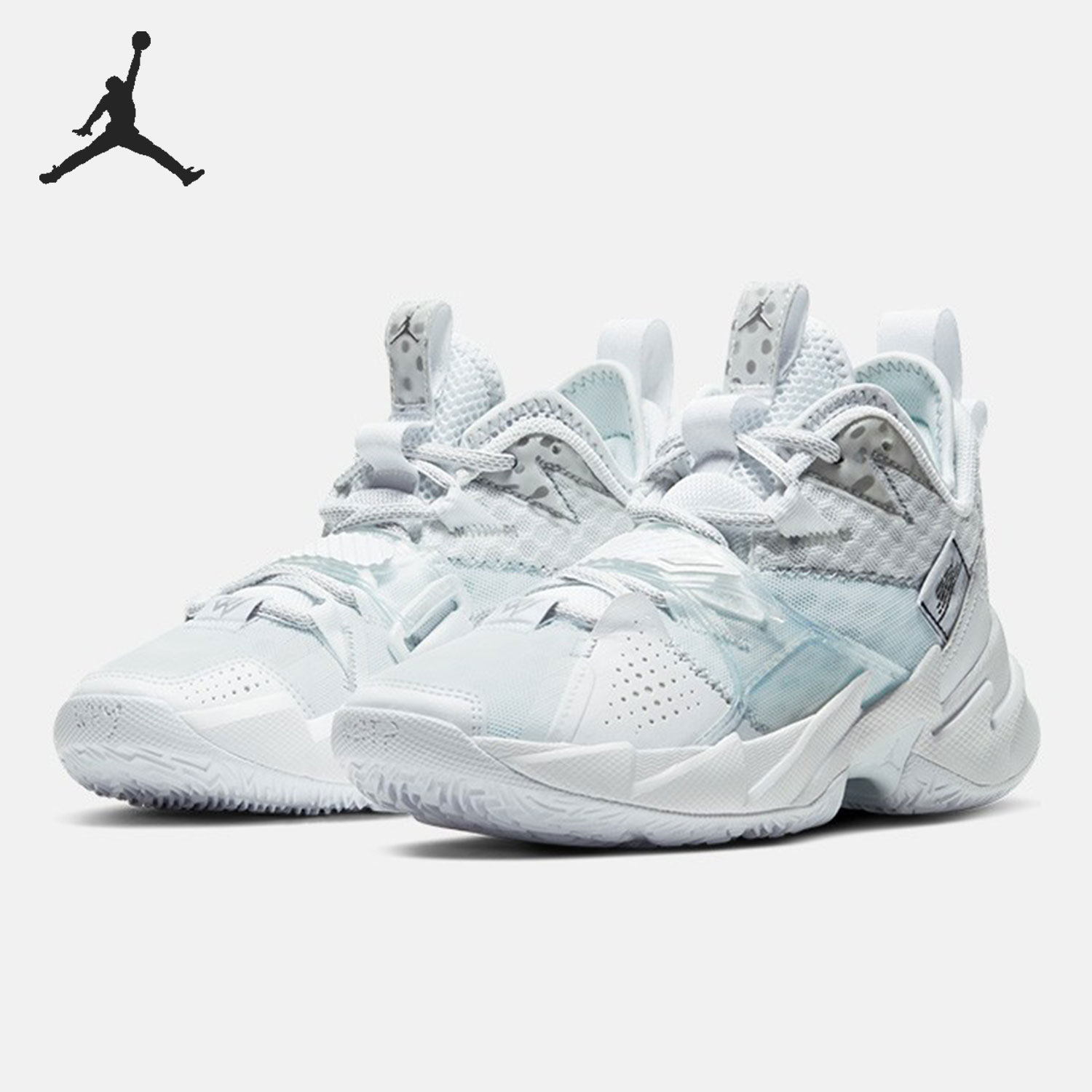 Nike/耐克正品JORDAN女子GS实战训练耐磨篮球鞋 CD5804-103