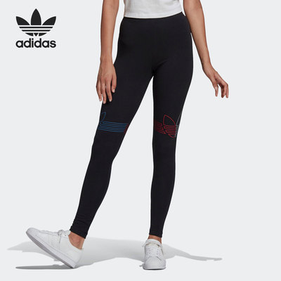 Adidas/阿迪达斯正品三叶草新款女子运动透气紧身长裤GN2867