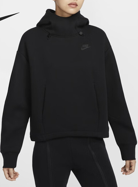 Nike/耐克正品W NSW TCH FLC OS HDY女士连帽卫衣FV6323-010