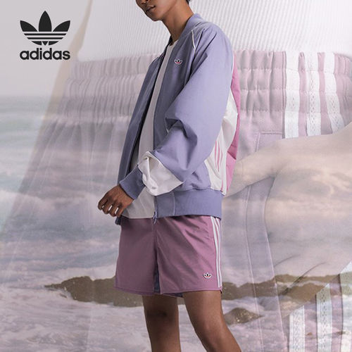 Adidas/阿迪达斯正品三叶草男女同款宽松简约潮流短裤JF3151