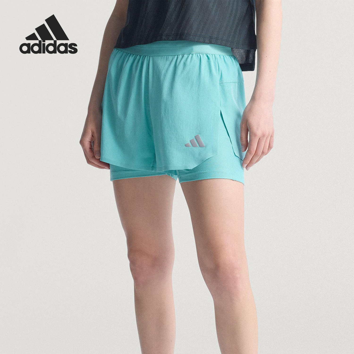 adidas/阿迪达斯正品climacool女士训练运动跑步透气短裤ke2281