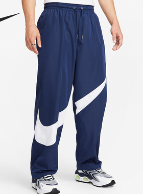 Nike/耐克正品2025冬季男士宽松休闲系带运动长裤FB7881-410