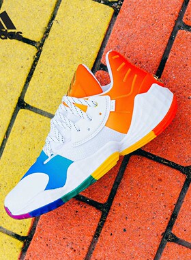 Adidas/阿迪达斯正品Harden Vol. 4 GCA - Pride男子篮球鞋FX4797