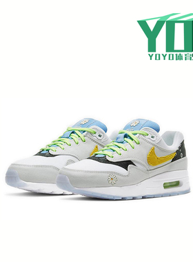 Nike/耐克正品Air Max 1 GS女子大童耐磨气垫跑步鞋CW5861-100