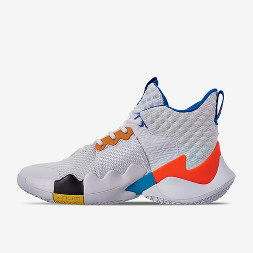 Nike/耐克 正品男士圆头系带减震防滑中帮篮球鞋AO6219-100