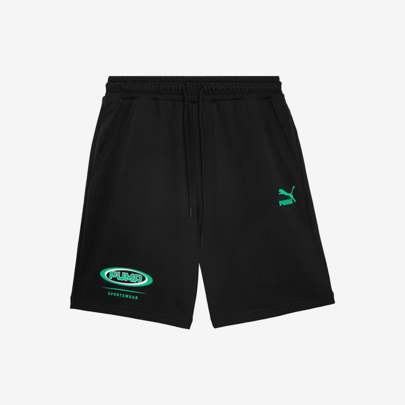 Puma/彪马正品夏季新款男女简约时尚运动短裤627177-01