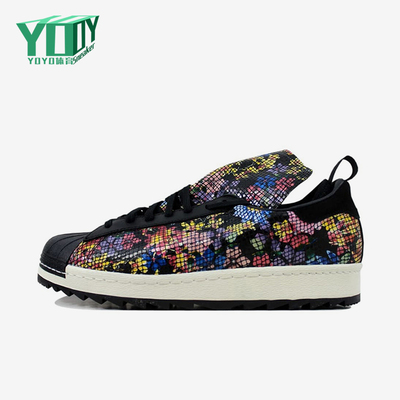 Adidas/阿迪达斯正品三叶草男黑色低帮复古经典日常板鞋S82511