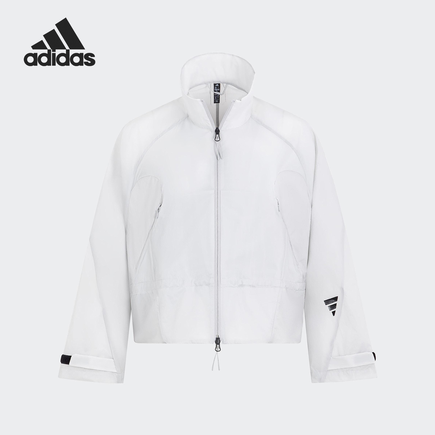Adidas/阿迪达斯正品2025新款女士简约短款运动外套JM4273
