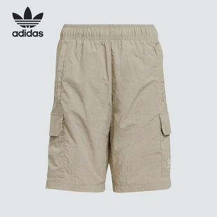 三叶草大童梭织透气运动短裤 新款 IP3065 阿迪达斯正品 Adidas