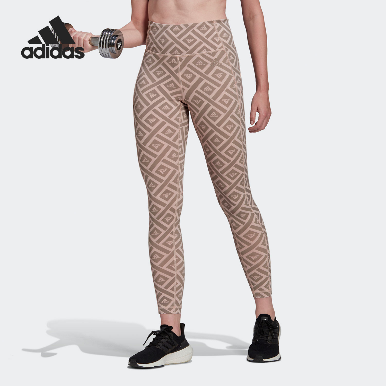 Adidas/阿迪达斯正品休闲女子运动健身训练紧身长裤 HM3224