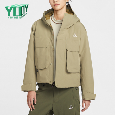Nike/耐克正品2025冬季款女士运动连帽梭织休闲外套FV7328-276
